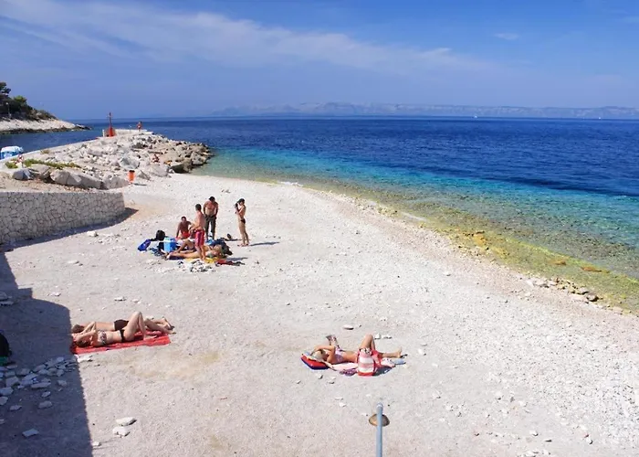 Dionis Lovely Beachfront House In Prigradica, Korcula Island