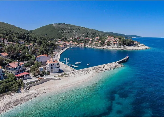 度假居 Dionis Lovely Beachfront House In Prigradica, Korcula Island *